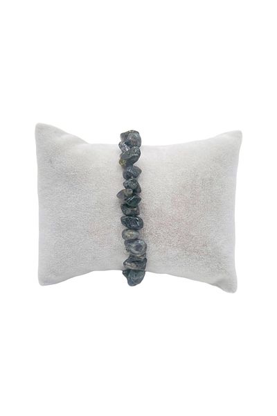 PEDRAS Natural Stone Cracked Stone Iolite Bracelet