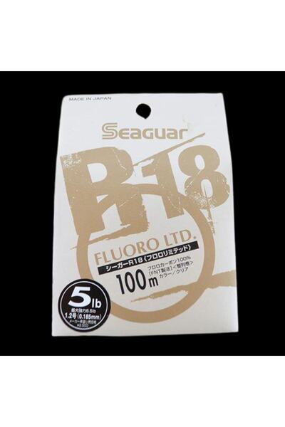 seaguar R18 Fluoro Ltd 100% خط صيد فلورو كربون 0.205 مم 100mt
