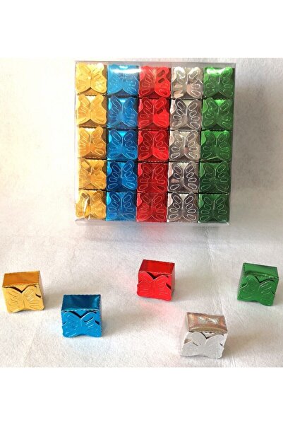 Genel Markalar Kına Gecesi Dağıtmalık Kelebek Kına 100'lü Paket Kına Dağıtmal...