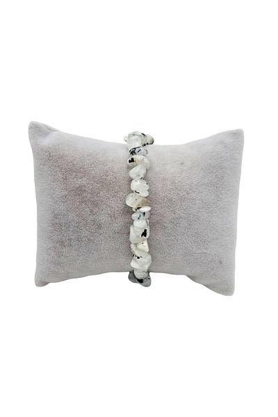 PEDRAS Natural Stone Cracked Stone Moonstone Bracelet