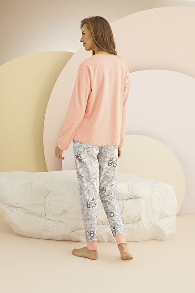 Sevim 13861 Bayan Baskılı Pijama Takım