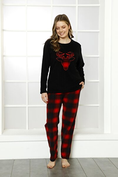 nisaNCa Зимен комплект пижама за майка и дъщеря - Дамски комбиниран комплект ...