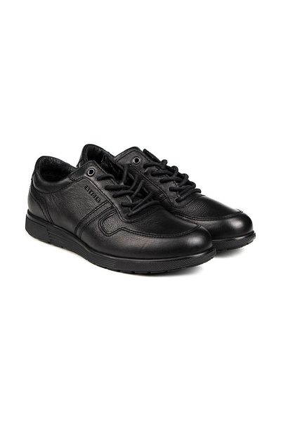 Greyder New Season Black Color Genuine Leather Casual Men's Shoes 10201