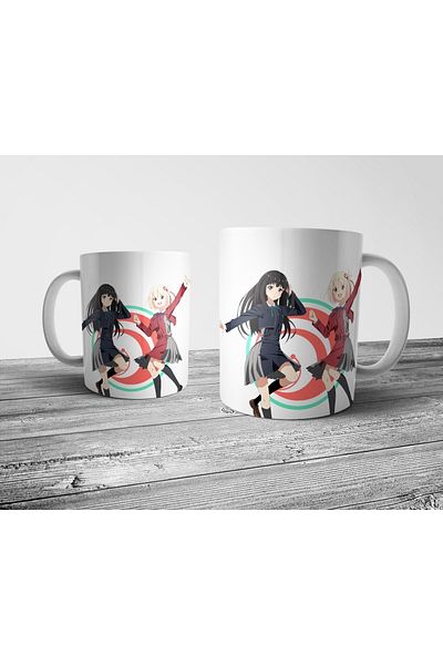 Pixxa Lycoris Recoil Mug Cup Model 1