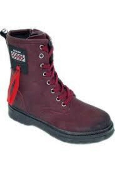 Twingo Women's Claret Red Rubber Sole Boots 7130