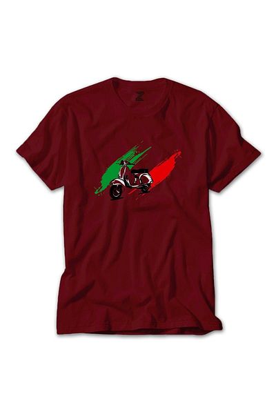 Z zepplin Tricou Roșu Vespa In Italia
