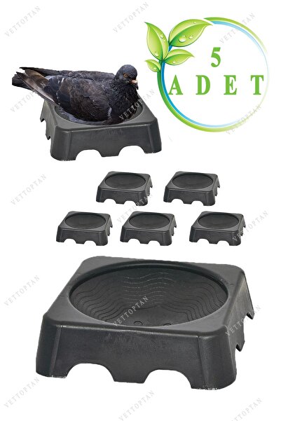 Eastland Foluk Güvercin Folluğu Kare 5 Adet Yumurtalık Plastik Pigeon Yuva Yu...