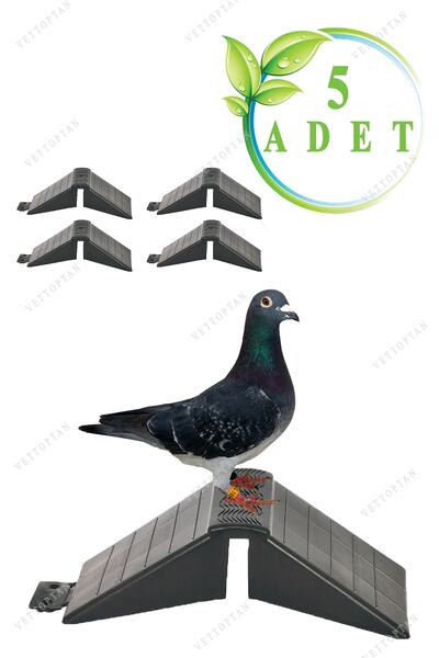 MUTLU TAVUKÇULUK Tünek Güvercin Bekar Tüneği 5 Adet Plastik Kuş Pigeon Yuva Kümes Malzemeleri Ekipman Yuvalık