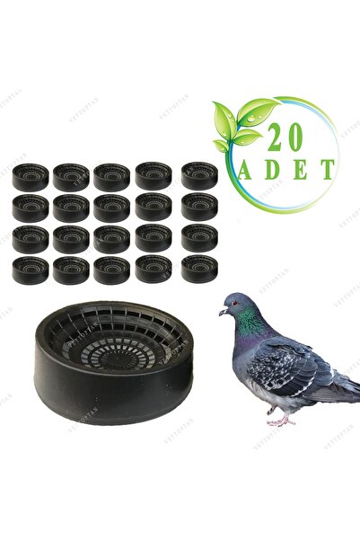 MUTLU TAVUKÇULUK Folluk Güvercin Folluğu Delikli Oval 20 Adet Plastik Yumurta...