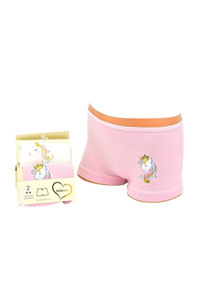 Artı Katamino Peyton Unicorn 2 Li Kız Çocuk Boxer Set