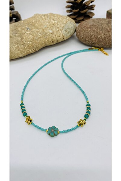Porsuk Alternatif Handmade Ethnic Authentic Hippie Bohemian Czech Glass Flowe...