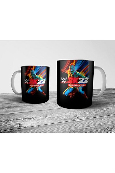 Pixxa Wwe 2k22 Mug Cup Model 1