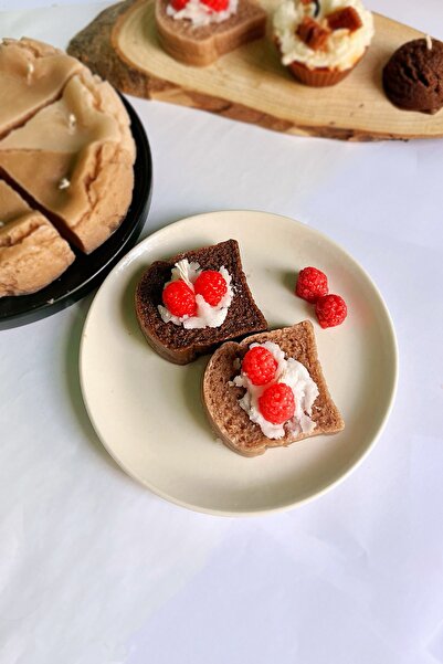 SANAT SEPET İŞLERİ Ikili Kremalı Ekmek Dilimi Böğürtlenli Kokulu El Yapımı De...