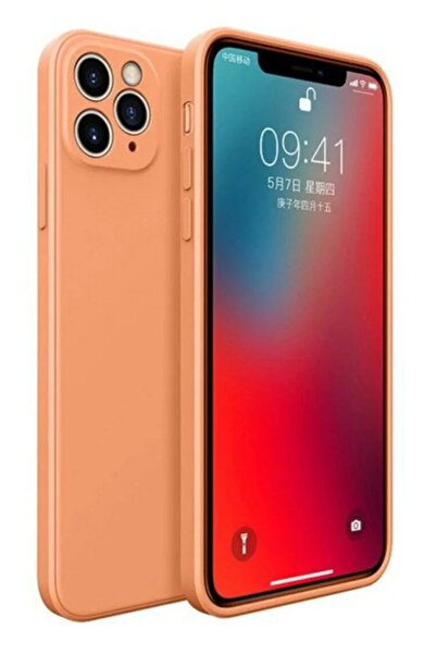 Fibaks Apple Iphone 12 Pro Uyumlu Kılıf Lansman Kadife Kamera Korumalı Yumuşak Silikon