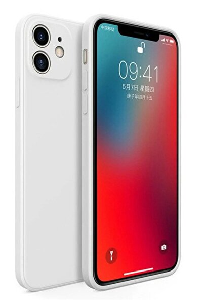 Fibaks Apple Iphone 12 Pro Uyumlu Kılıf Lansman Kadife Kamera Korumalı Yumuşak Silikon