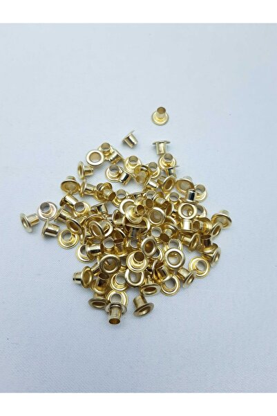 Genel Markalar Altın Renginde 17 No Kuş Gözü (1 Pakette 100 Adet)