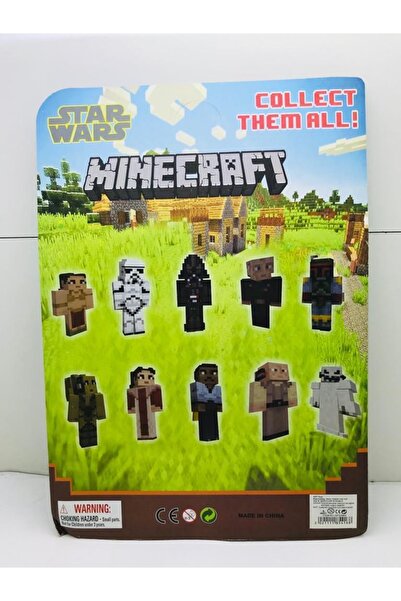 MINECRAFT Toy Star Wars Model Set of 6 Toys 11 Pieces