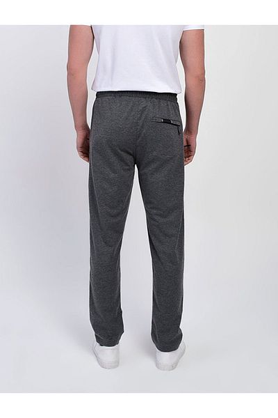 DYNAMO Ανδρικό Φούτερ Anthracite Plus Size με τσέπες με φερμουάρ 101-d-bb