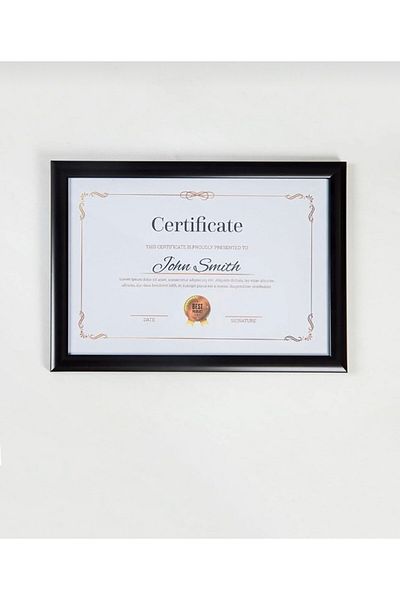 MARMARA SANAT DEKORATİF TABLO & ÇERÇEVE Pvc Glass A4 Frame Real Glass 21x30 Photo Frame Picture Frame