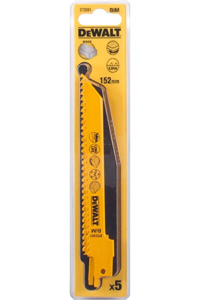 Dewalt Dt2351 Ahşap Kesim Tilki Kuyruğu Testere Bıçağı Ahşap Plastik 5 Adet