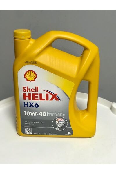 SHELL Motor Yağı 10w40 Helix Hx6 4lt