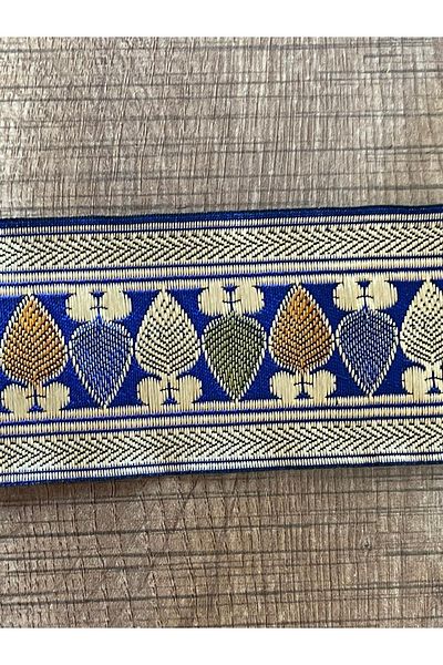 Gönülden Tasarım Ethnic Bohemian Patterned Shiny Stripe Width 5 Cm Length 1 Meter