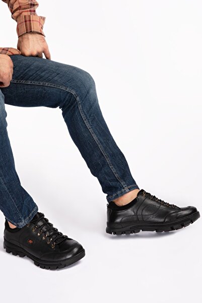 maximoda Pantofi din piele pentru bărbați din piele naturală, iarnă, impermeabili, rezistenți la frig