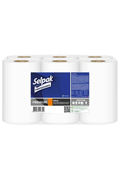 Selpak Professional Professional Premium Içten Çekmeli Dispenser Havlu 21 Cm 140 Metre 9 Pk