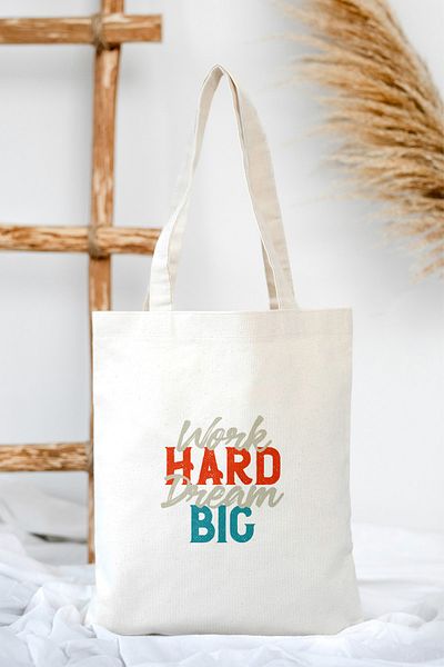 feinas Τσάντα Tote Canvas - Σκληρή (35x40cm - 320gr 100% Βαμβάκι)