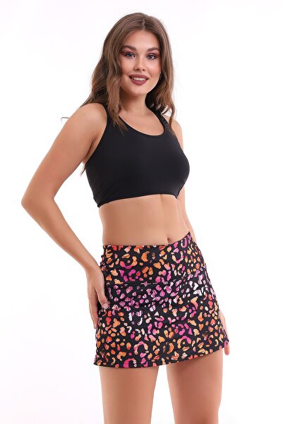 Aykum Mayo Moon Sand Sports and Tennis Skirt Suitable for Daily Use with Shorts Inside