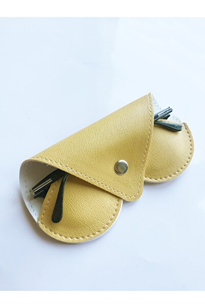 ViP GiFT Glasses Case Glasses Container Faux Leather Vegan Leather Owl Model