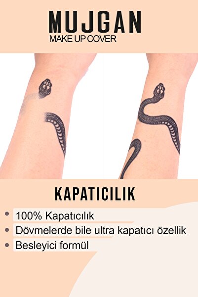 MUJGAN Make Up Cover Porselen Kapatıcı 12 Klasik Kaşık Fırça