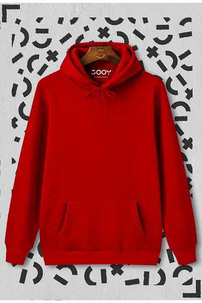 Jooy Company Unisex Plain Basic Hooded Sweatshirt Hoodie