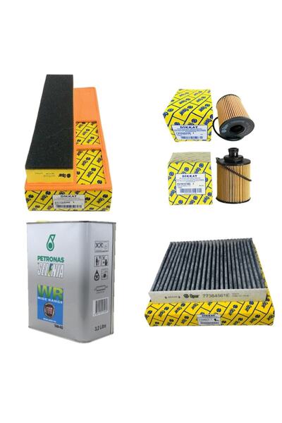 OPAR Linea Euro 4 1.3 Multijet 16v Filtre Bakım Seti 2007-2012 Modl Uyumlu-Ka...