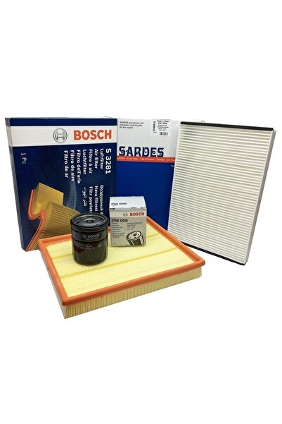 Bosch Opel Astra G Filtre Bakım Seti 1.4 Ve 1.6 Benzinli