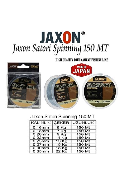 Jaxon Satori Spinning Premıum 150 M