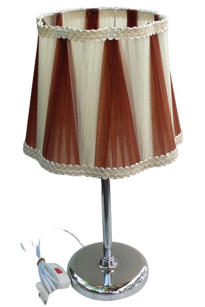 TEKAY AYDINLATMA Brown Cream Bedroom Lampshade