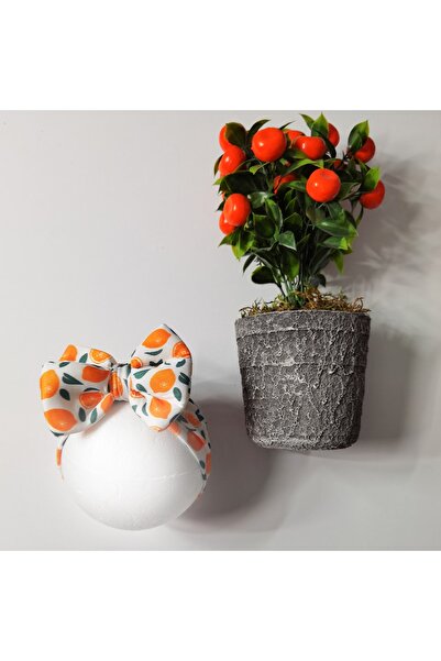 Yerli Portakallı Bebek Bonesi