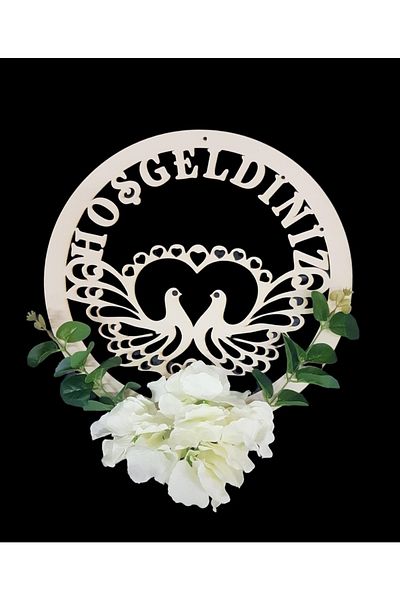 Evsay Door Ornament Wall Ornament Floral Model