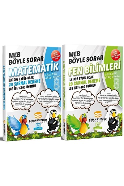 SİNAN KUZUCU YAYINLARI 8 Sınıf Sinan Kuzucu Matematik Fen Bilimleri 1.doz Den...