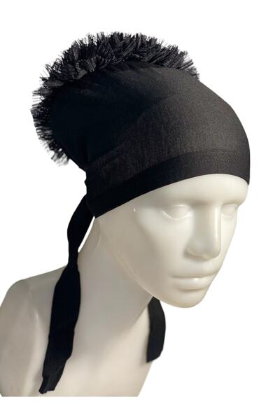 Özmin Dikişli Fırfırlı Bone