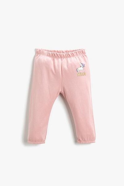Koton Printed Jogger Sweatpants with Elastic Waist and Legs