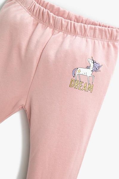 Koton Printed Jogger Sweatpants with Elastic Waist and Legs