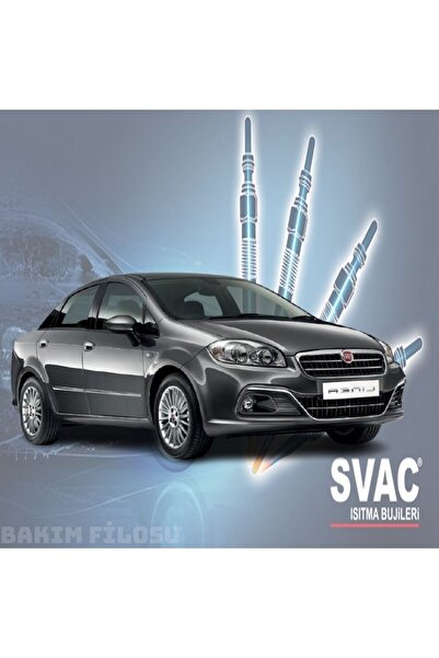 SVAC Fiat Linea 1.3 Dizel Euro 5 Isıtma ( Kızdırma ) Bujısı 4 Adet Uyumlu