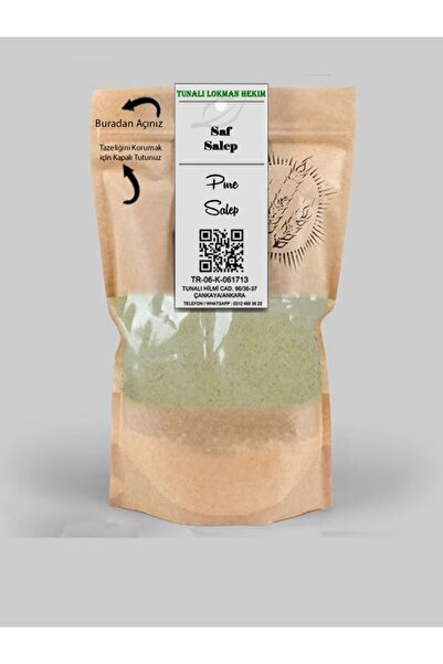 Tunalı Lokman Hekim Sahlep Saf Salep Dondurma ve  Içecek Için  25 gr