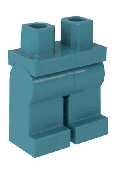 LEGO Original Accessory Custom Minifigure Minifigure Legs Leg Single Color Medium Azure Pants 1 Piece