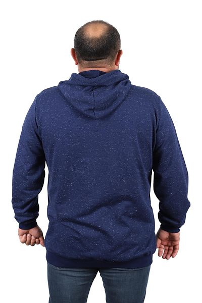 Starbattal Large Size Basic Hooded Sweat 22705-navy blue
