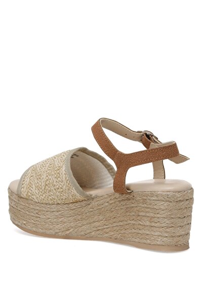 İnci Daunte.z 2fx Tan Women's Wedge Heel Sandals