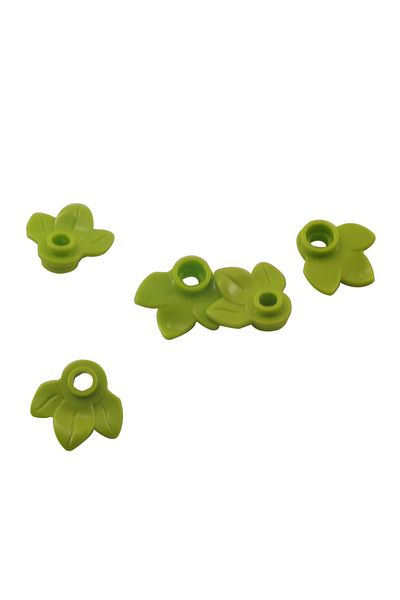 LEGO Original Accessory Custom Mini Figure Plant Leaves Pistachio Green Leaf Plant 4 Pieces to Send