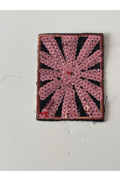 Gönülden Tasarım 7x6 Cm Paiete cu dungi cu model - Patch Arma Iron On Applique